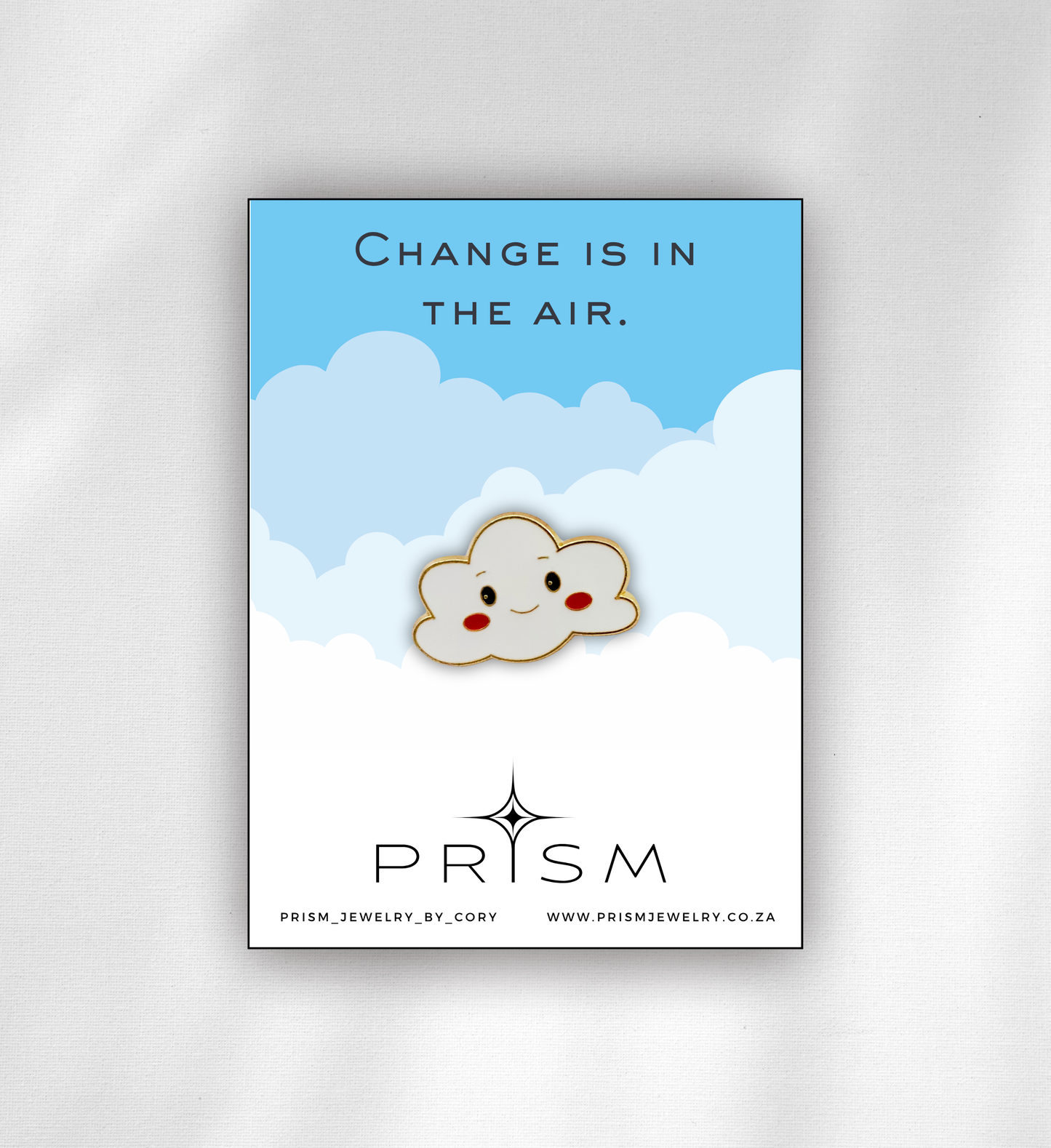 Happy Cloud Pin