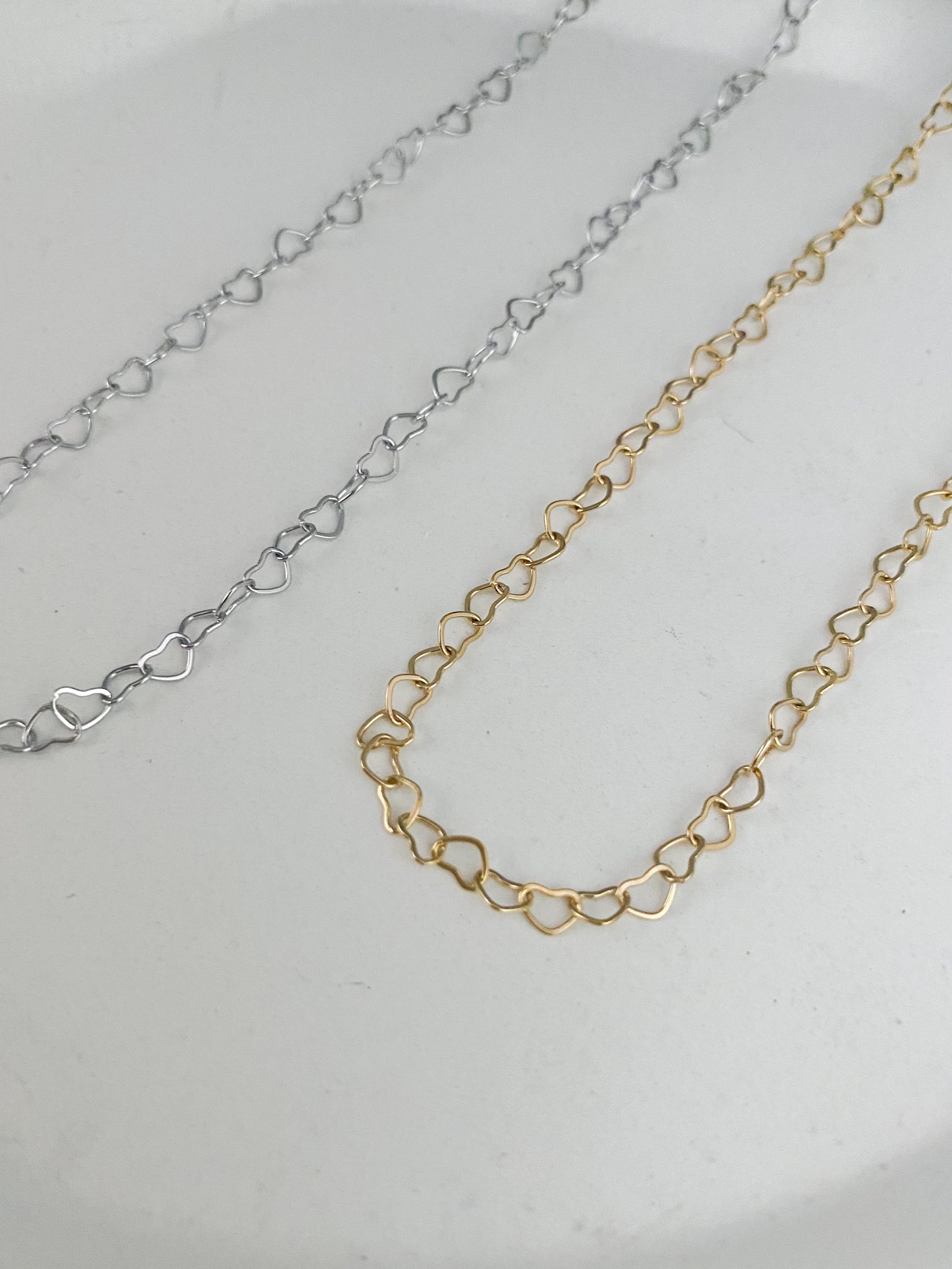 Fine Heart Chain Choker