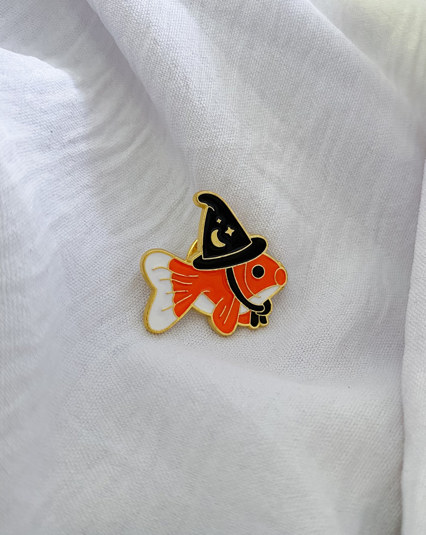 Witchy Goldfish Pin