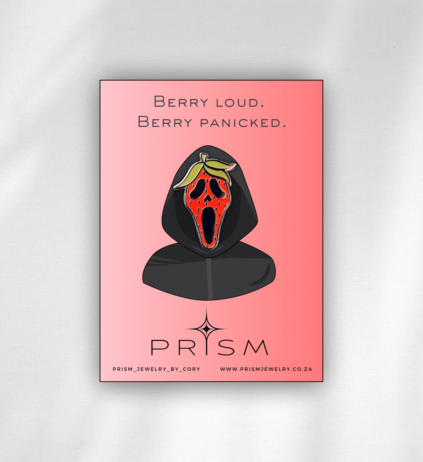 Strawberry Horror Pin