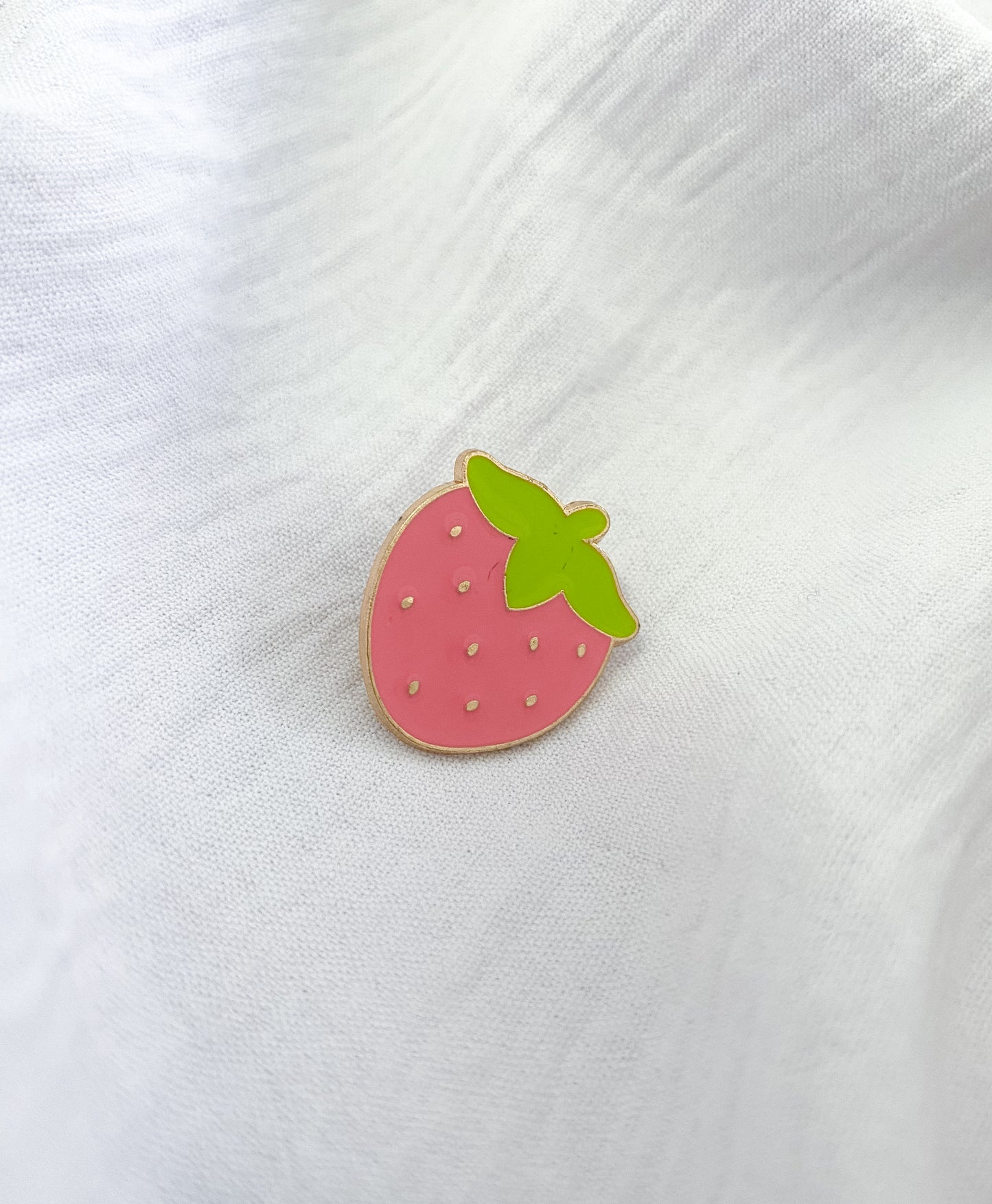Pink Strawberry Pin