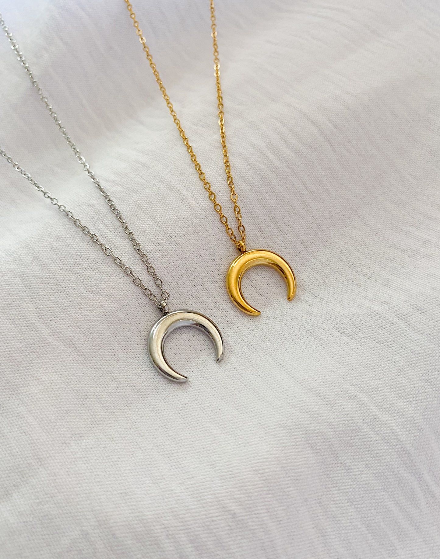 Crescent Pendant Necklace