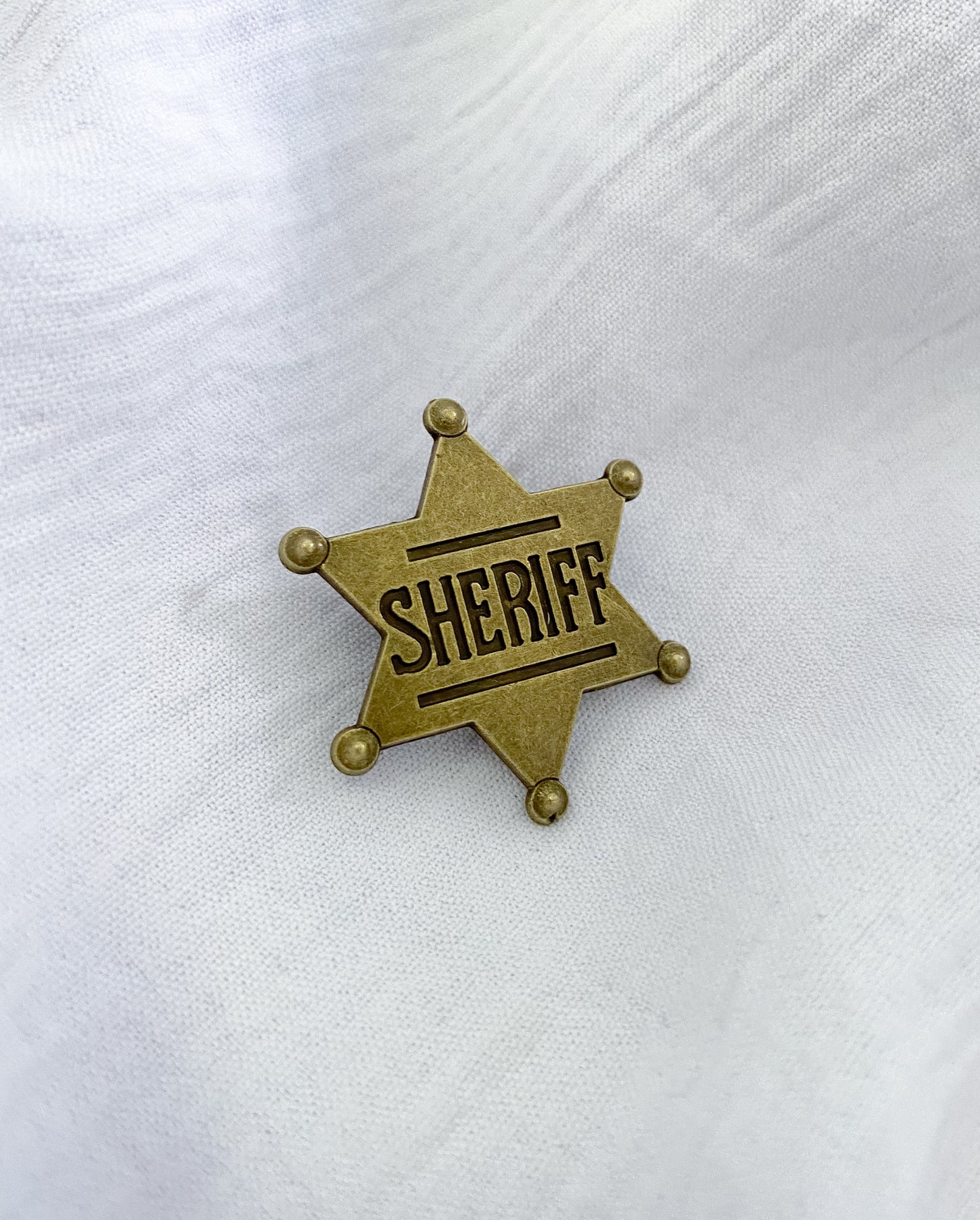 Sheriff Badge Pin