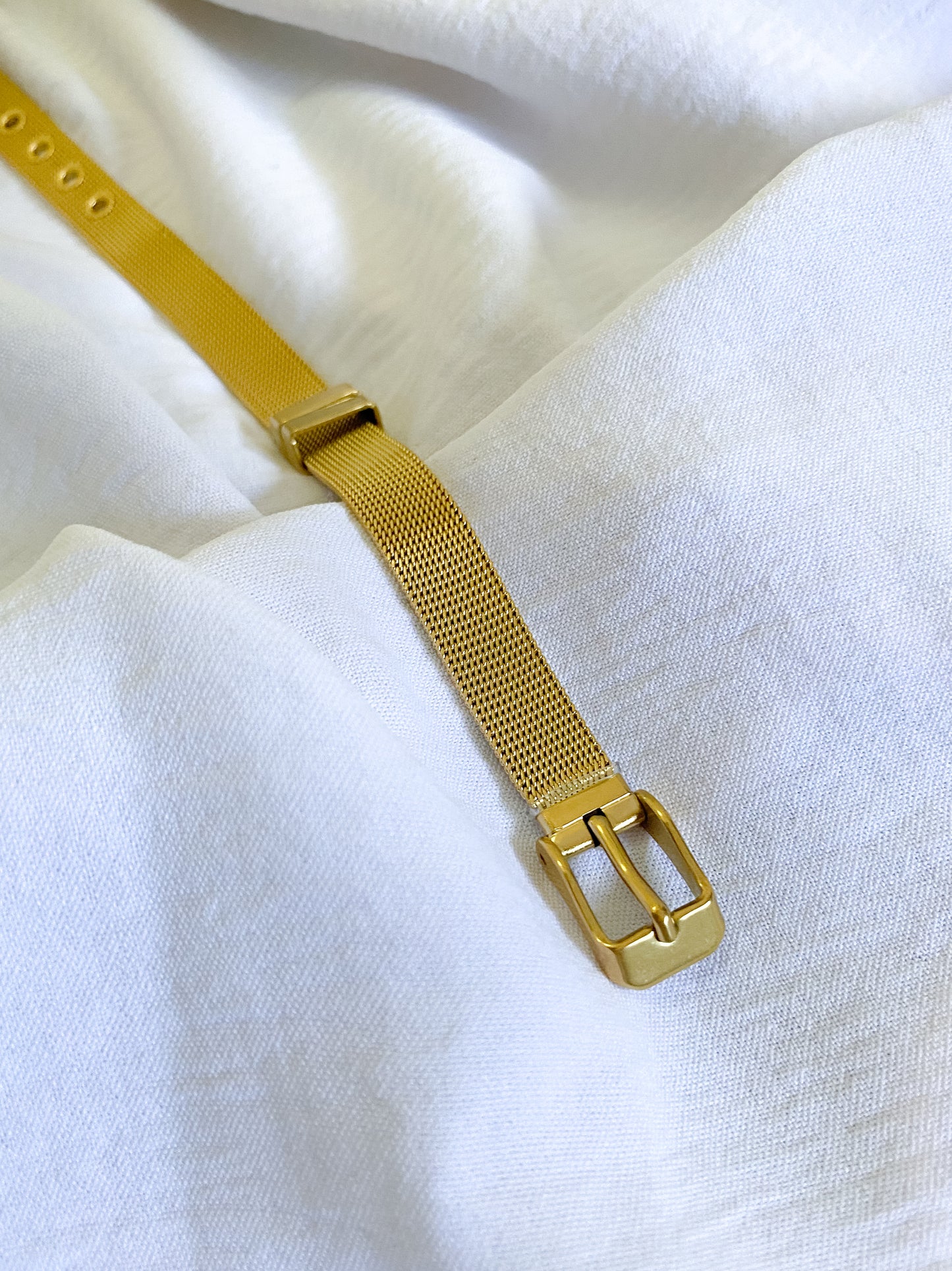 Buckled Chain Bracelet - Gold