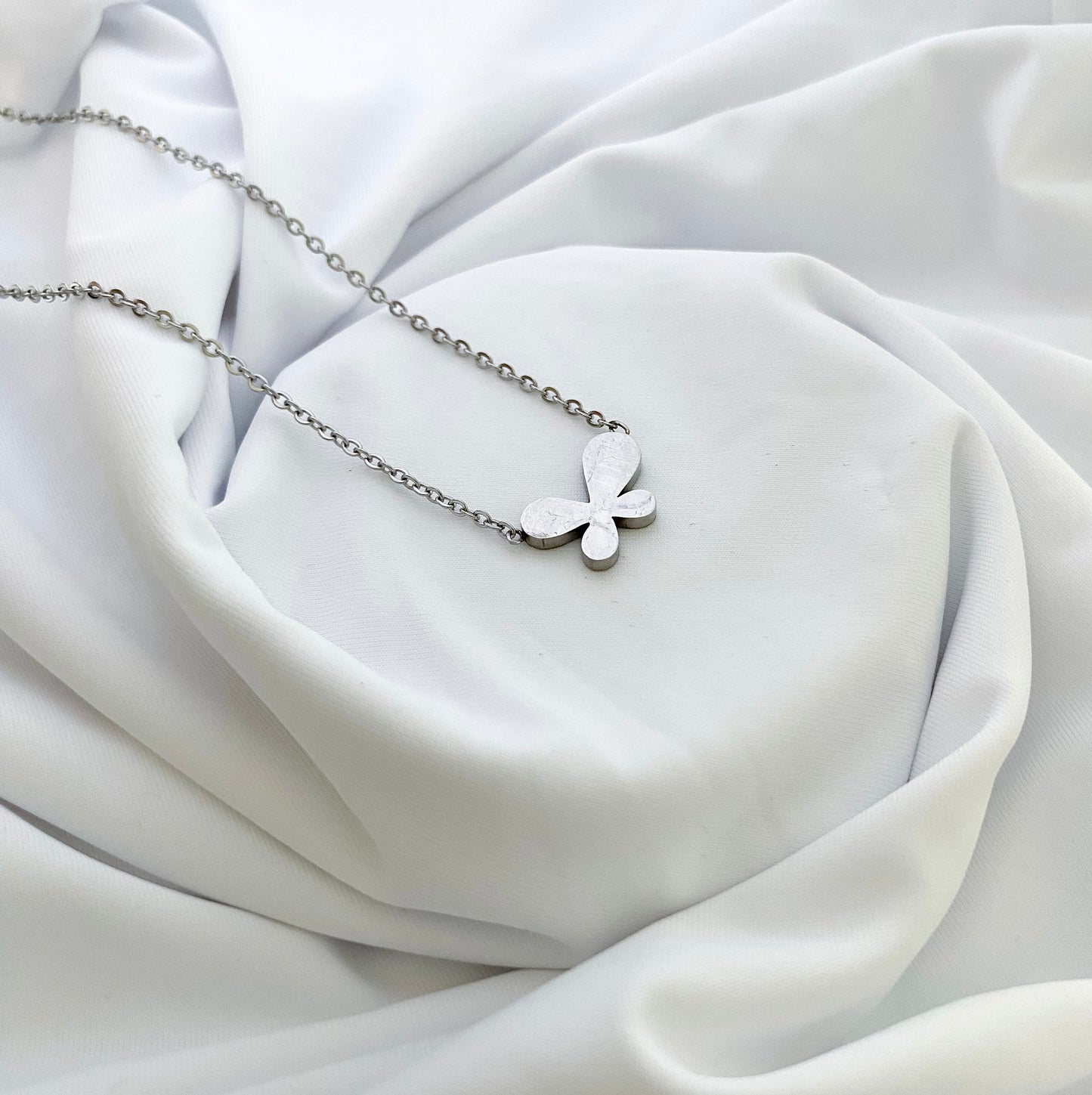 Butterfly Necklace - Silver