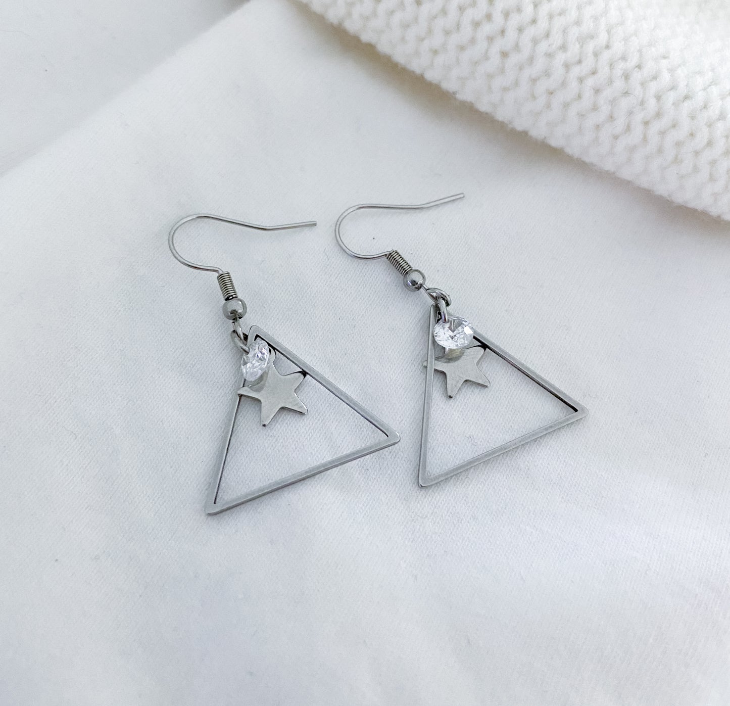Nebula Nights Earrings - Silver