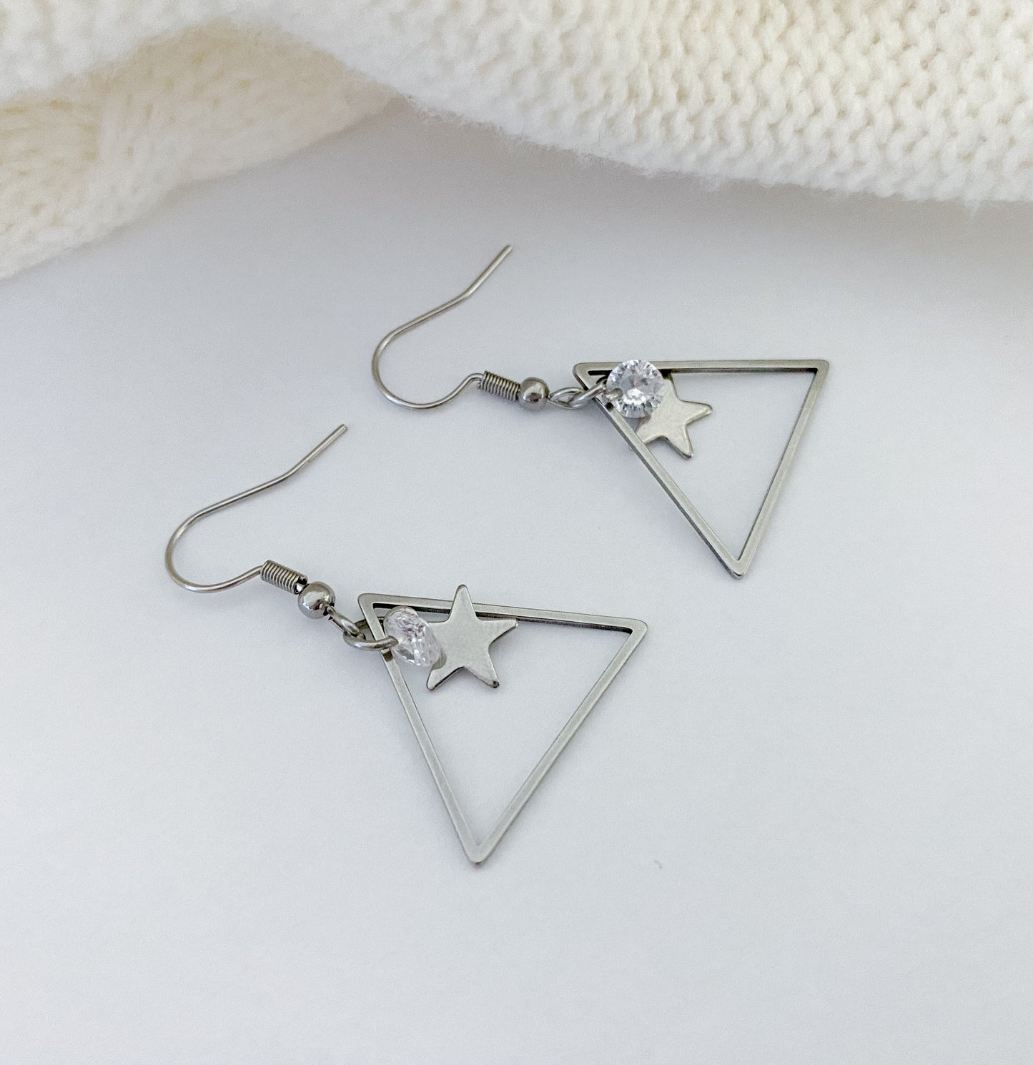 Nebula Nights Earrings - Silver