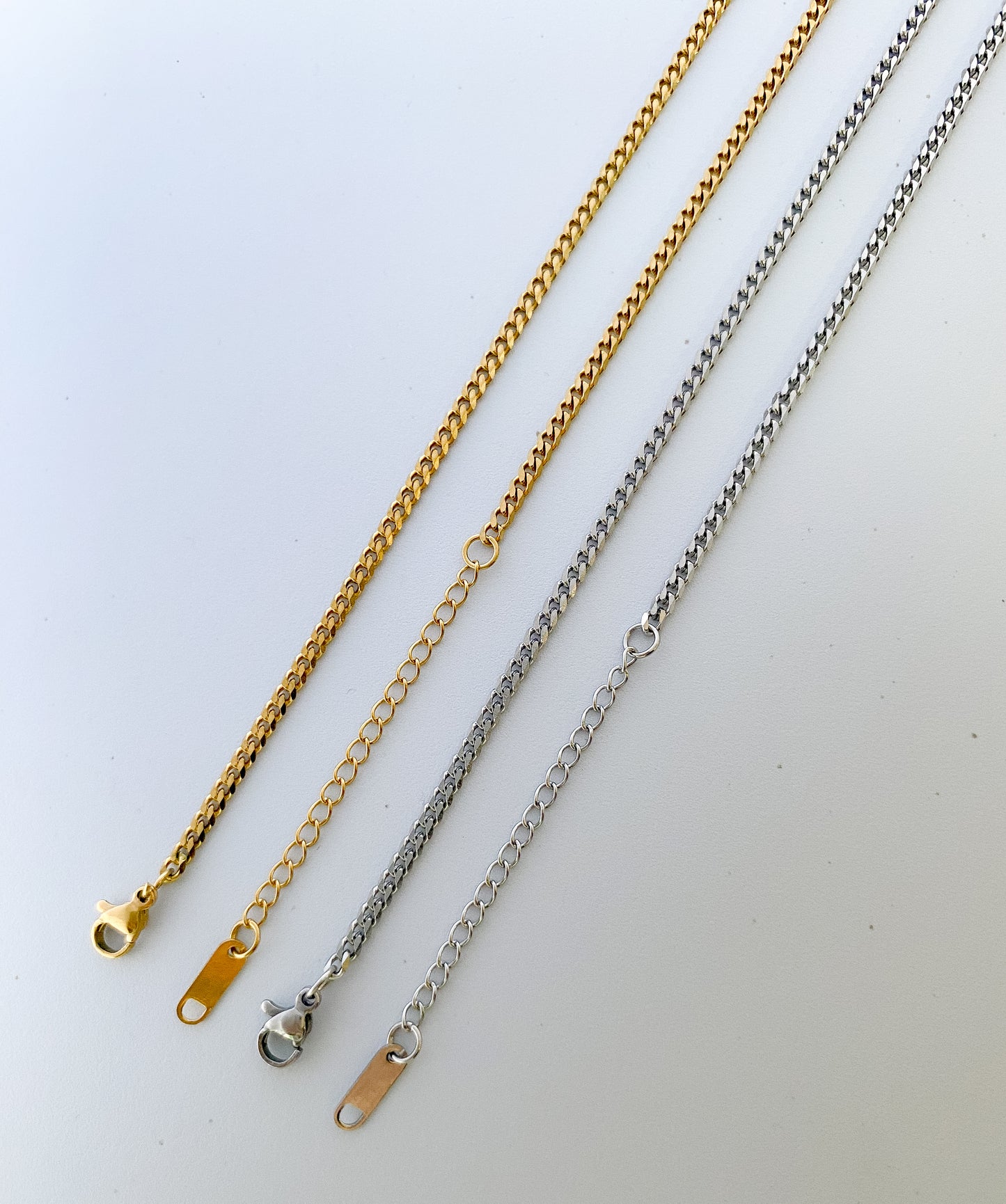 Flat Linked Chain Necklace