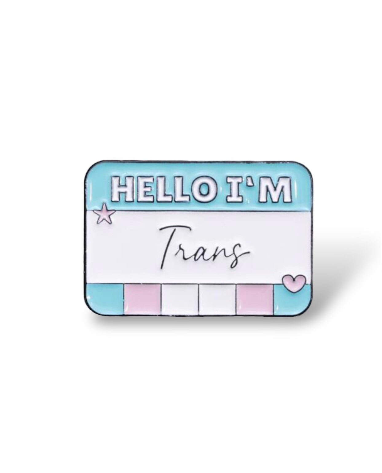 Name-Tag Pin - Trans