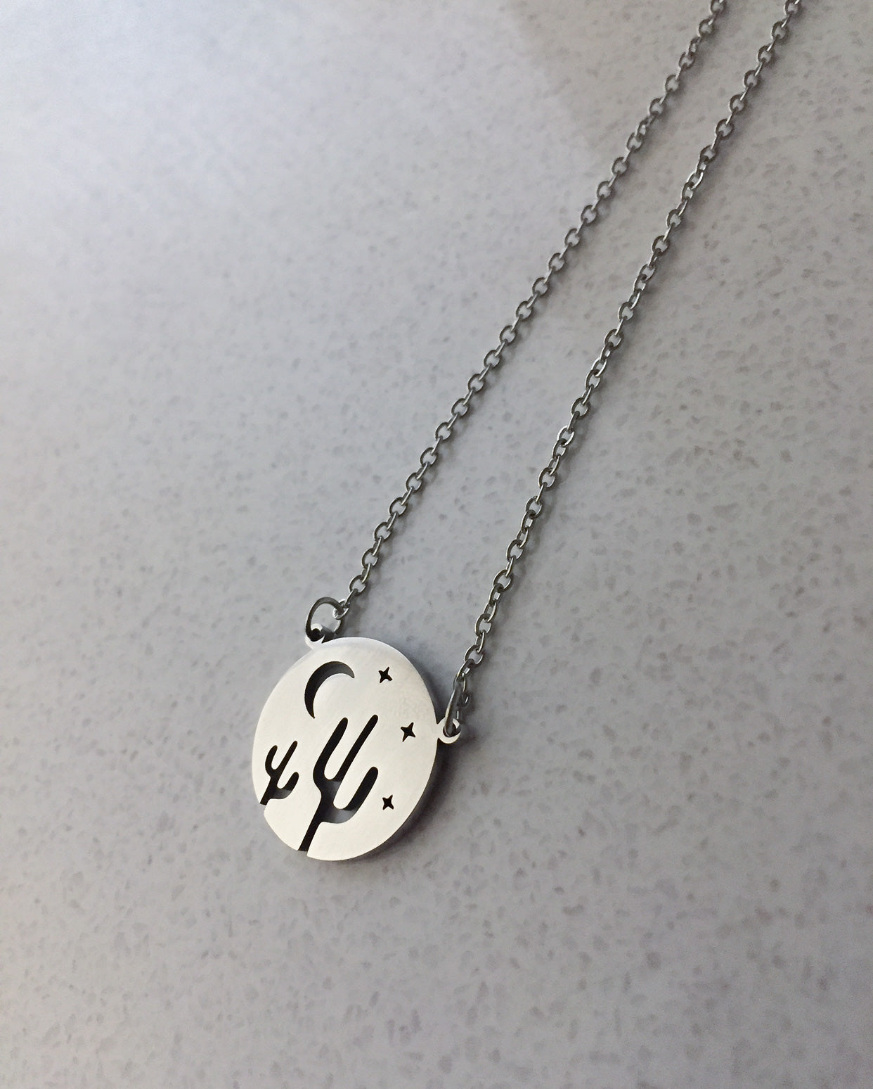 Desert Style Necklace - Silver