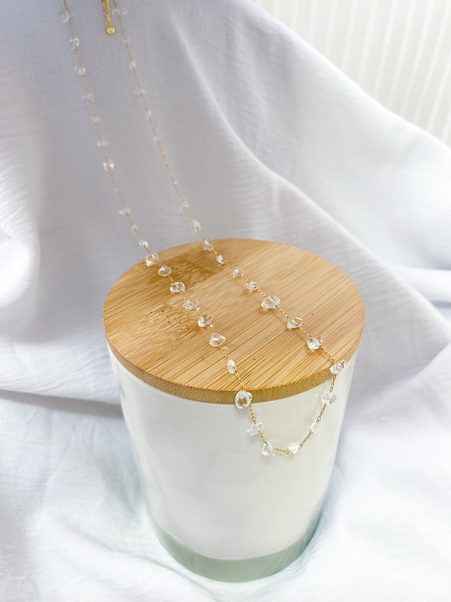 Semiprecious Stone Waist Chain - Gold