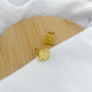 Clover Stud Earrings - Gold