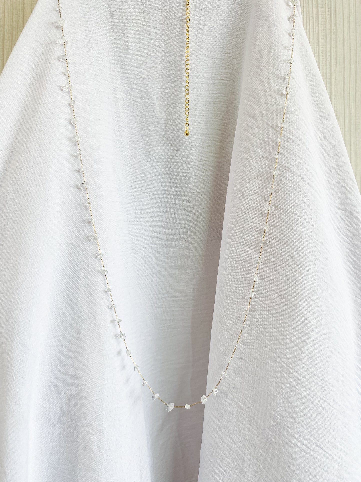 Semiprecious Stone Waist Chain - Gold