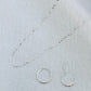 Standard Sterling Silver Chain (45cm) & Earring Set