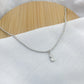 Dainty Dotted Droplet Sterling Silver Bracelet