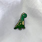 Smiling Green Dino Pin