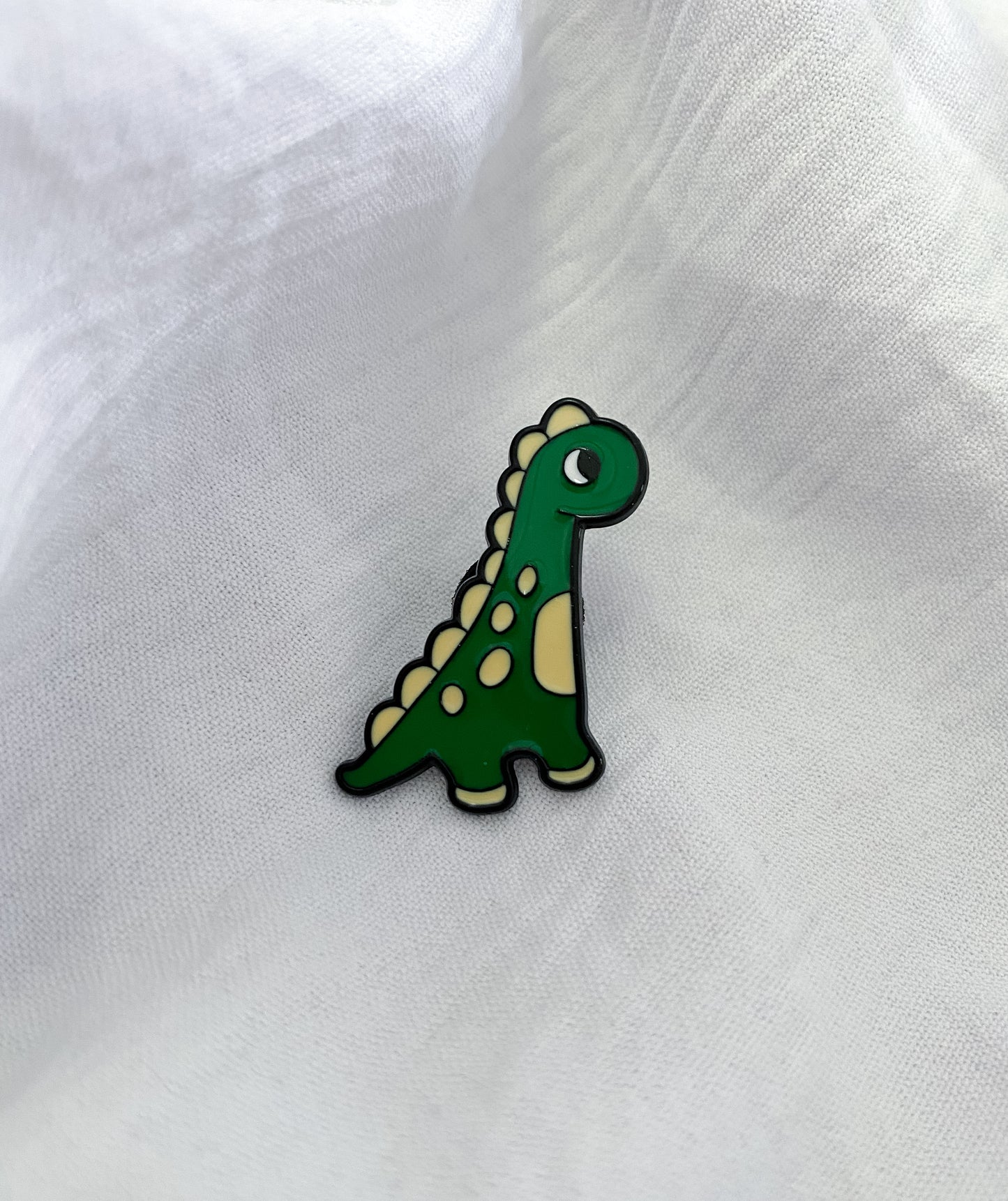 Smiling Green Dino Pin