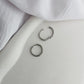 Medium Sleeper Earrings - Silver