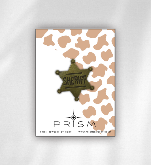 Sheriff Badge Pin