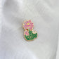 Pink Lotus & Tulip Pin
