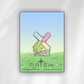 Pastel Windmill Pin