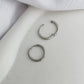 Medium Sleeper Earrings - Silver