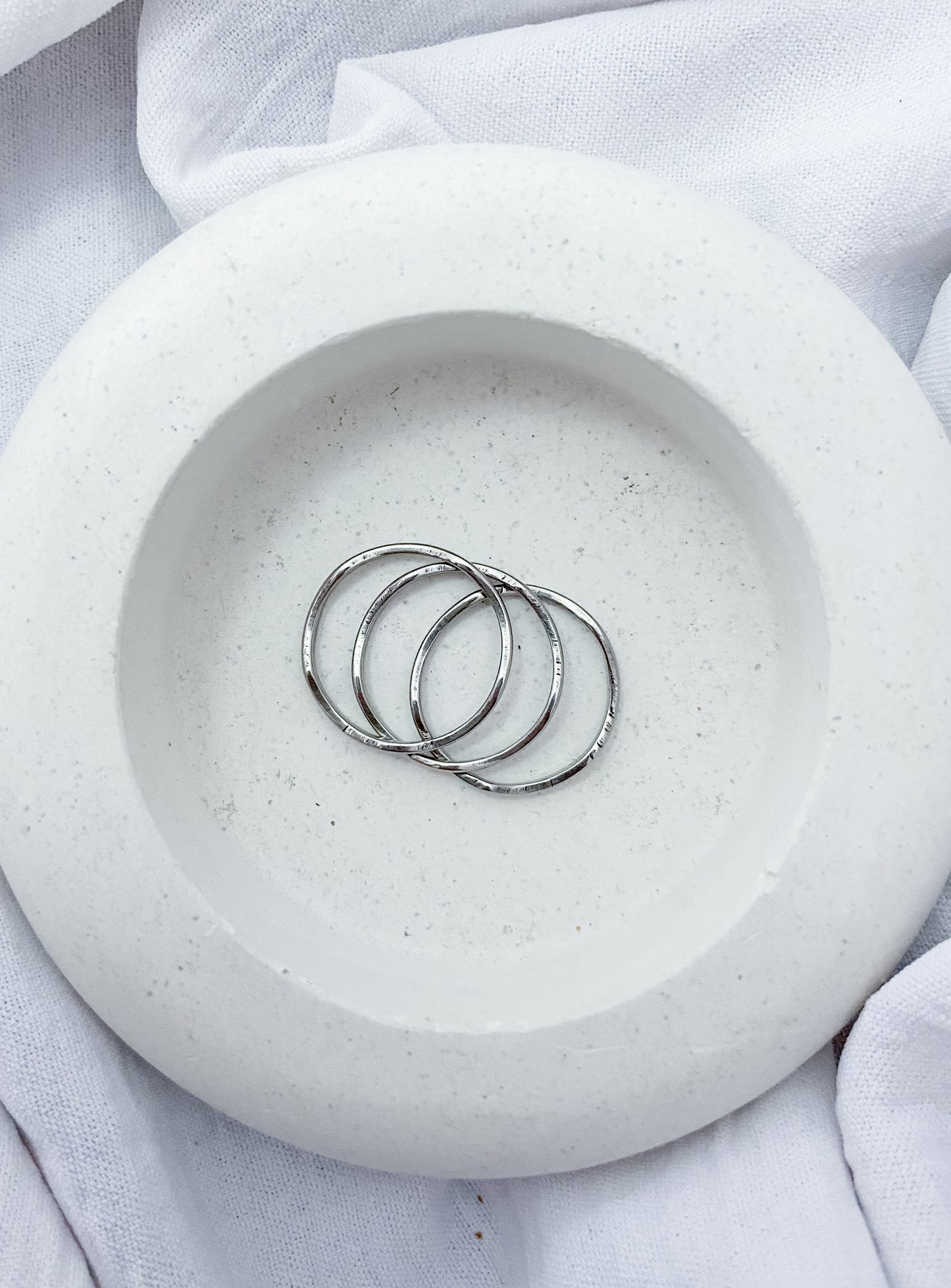 Squiggle Ring Set of 3