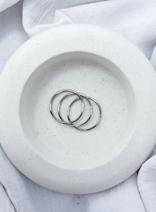 Squiggle Ring Set of 3