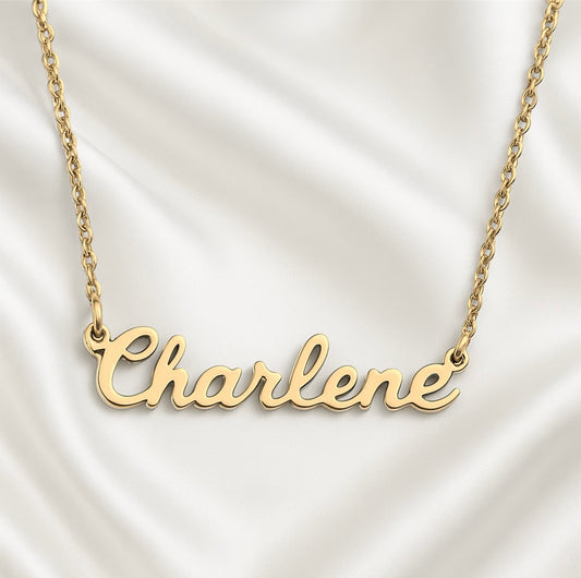 Custom Name Necklace - Gold