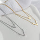 Layered Geometric Necklace