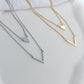 Layered Geometric Necklace