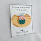 Floral Succulent Pin