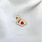 White Flamingo Pin