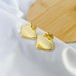 Large Squared Earrings - Gold