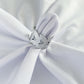 Large Adjustable Glossy Leaf Cuff Ring - Silver