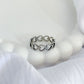 String of Hearts Ring - Silver