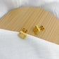 Clover Stud Earrings - Gold