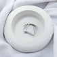 Block Band Ring Set of 3