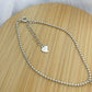 Dainty Dotted Droplet Sterling Silver Bracelet