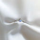 Domed Blue Stone Sterling Silver Ring