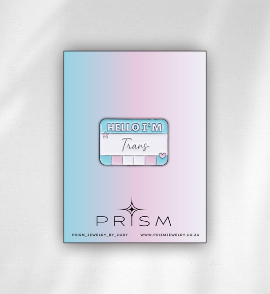 Name-Tag Pin - Trans