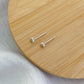 Sterling Silver Fine Flower Earring Studs