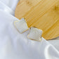 Large Squared Earrings - Gold