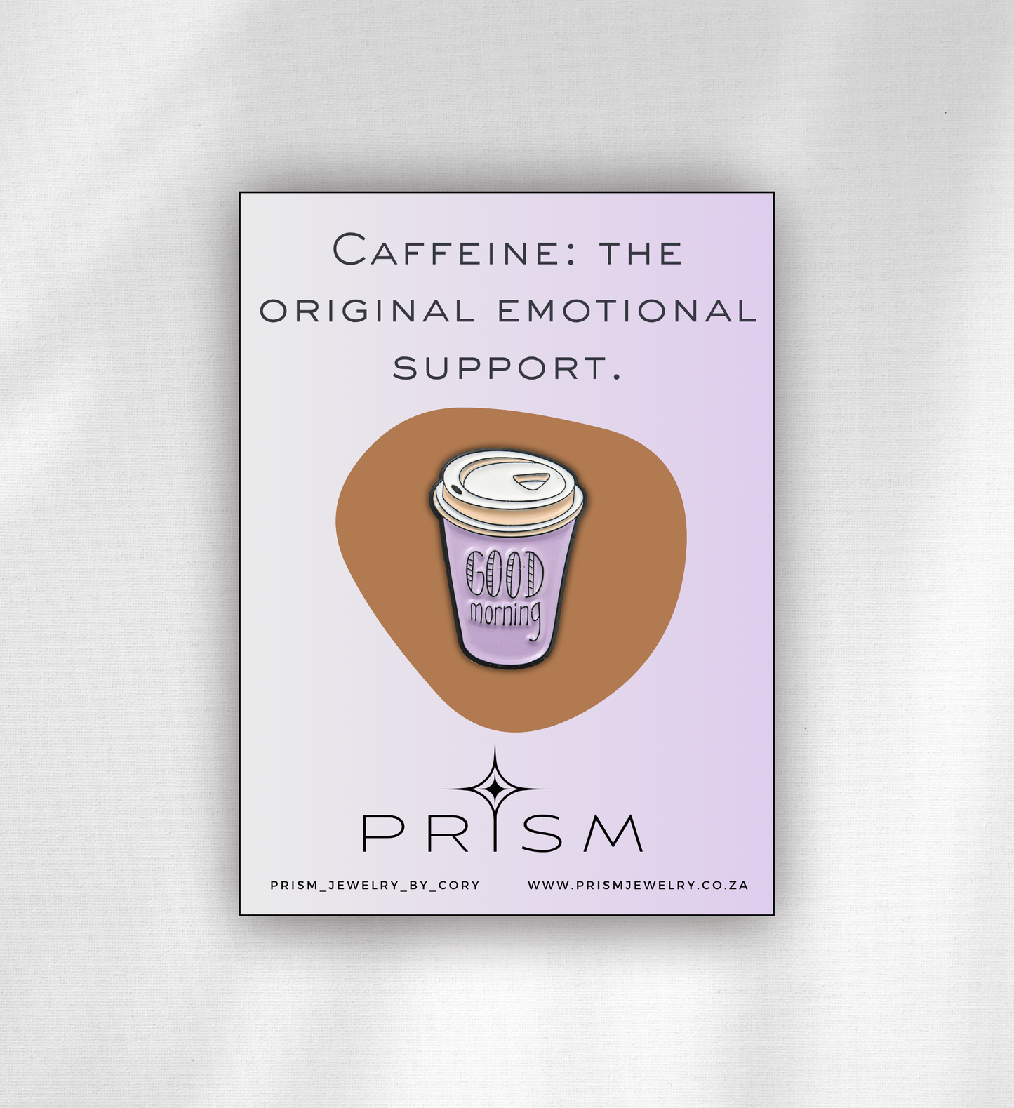 ‘Good Morning’ Coffee Pin