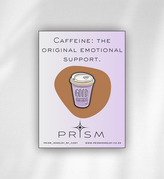 ‘Good Morning’ Coffee Pin