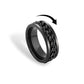 Chain Fidget Ring: Black-on-Black
