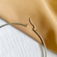 XL Plain Hoop Earrings (75mm) - Silver