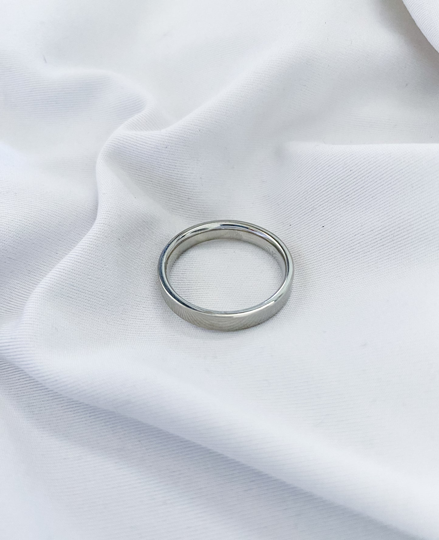 Plain Band Ring - Silver