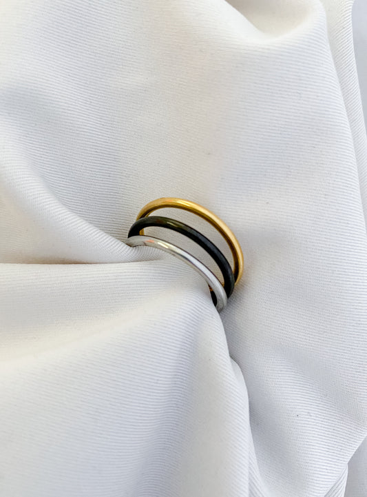 Plain Band Ring Set of 3