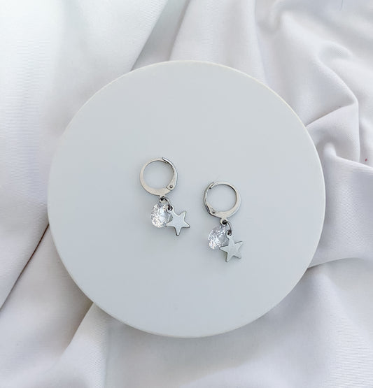 Apollo Earrings - Silver